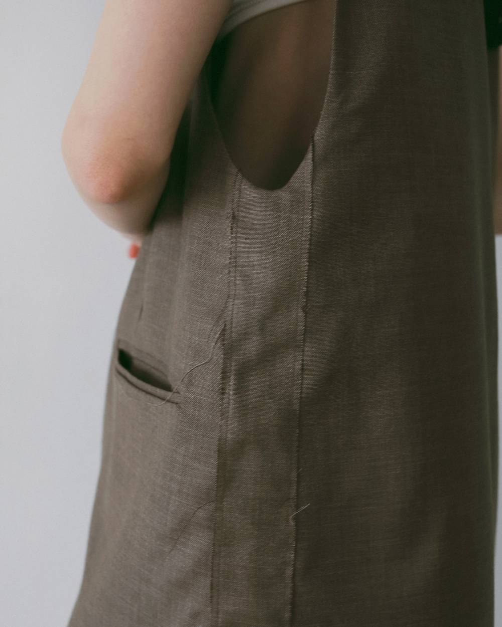 【anuke 26 SPRING / SUMMER】Keyneck Over Vest - Champdelarose