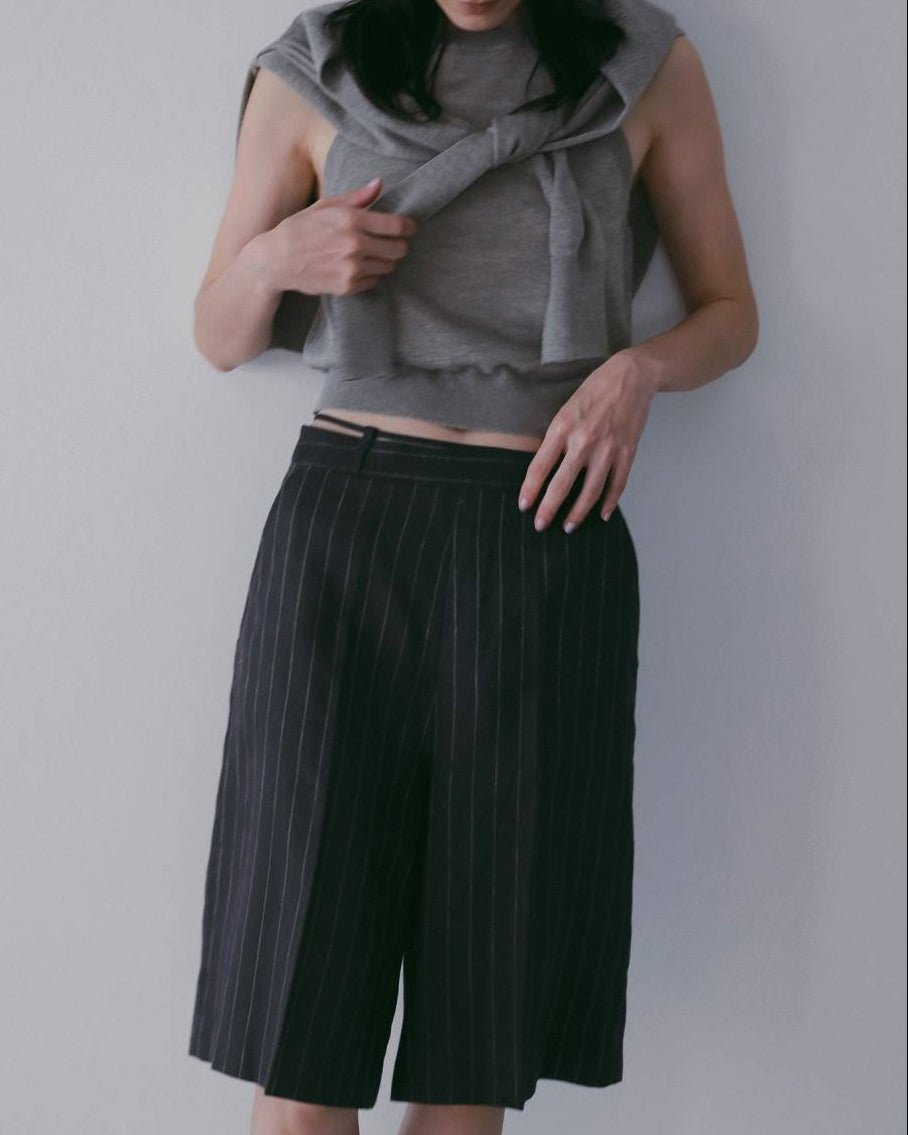 【anuke 26 SPRING / SUMMER】Linen Half Pants - Champdelarose