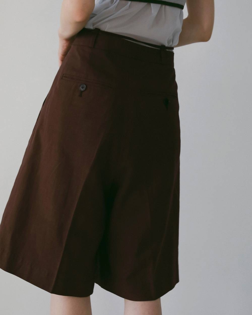 【anuke 26 SPRING / SUMMER】Linen Half Pants - Champdelarose