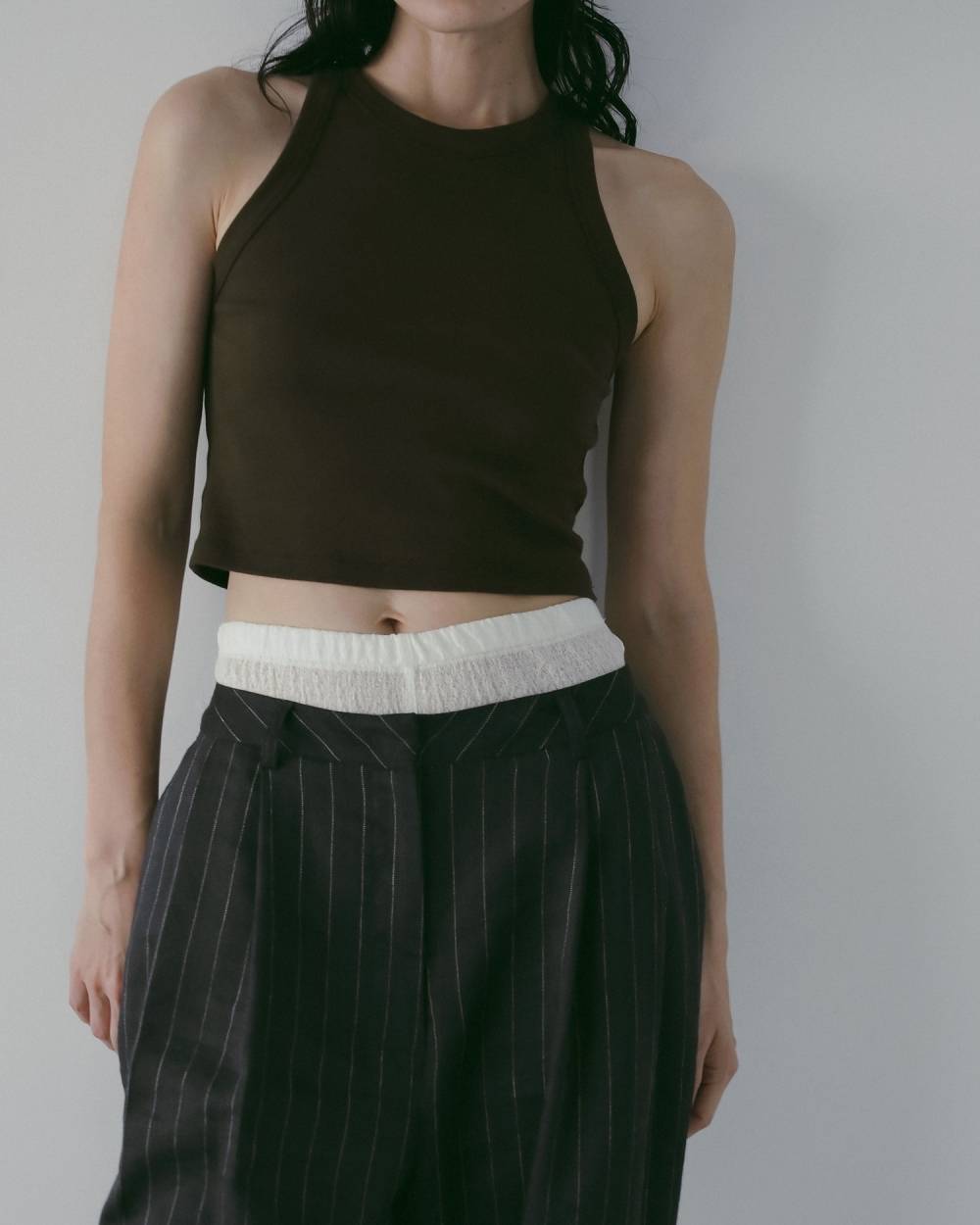 【anuke 26 SPRING / SUMMER】Linen Tuck Pants - Champdelarose