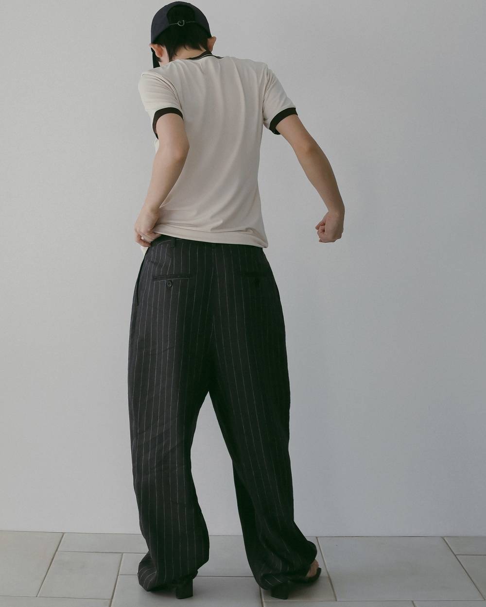 【anuke 26 SPRING / SUMMER】Linen Tuck Pants - Champdelarose