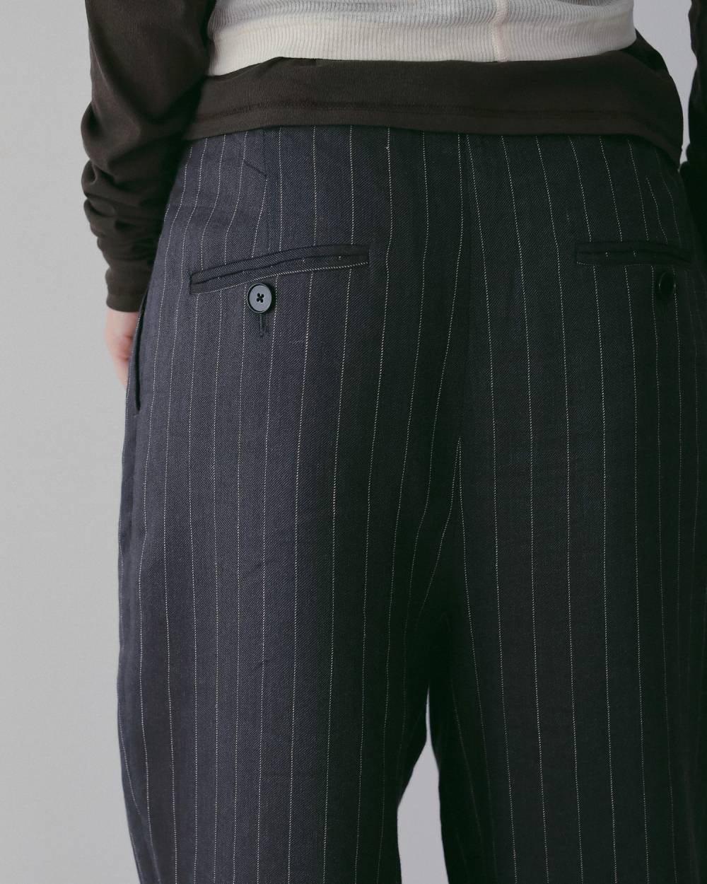 【anuke 26 SPRING / SUMMER】Linen Tuck Pants - Champdelarose