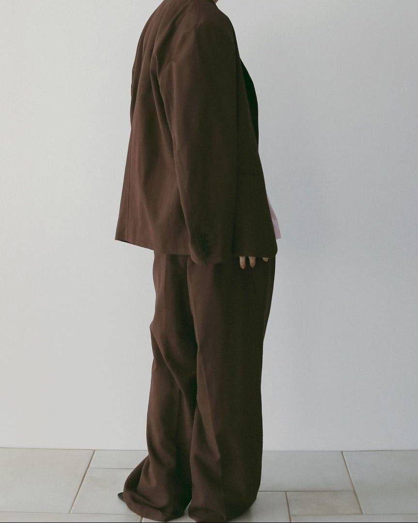 【anuke 26 SPRING / SUMMER】Linen Tuck Pants - Champdelarose