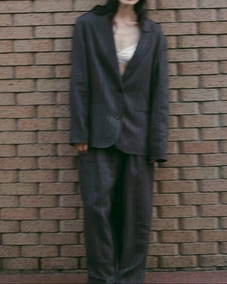 【anuke 26 SPRING / SUMMER】Linen Tuck Pants - Champdelarose