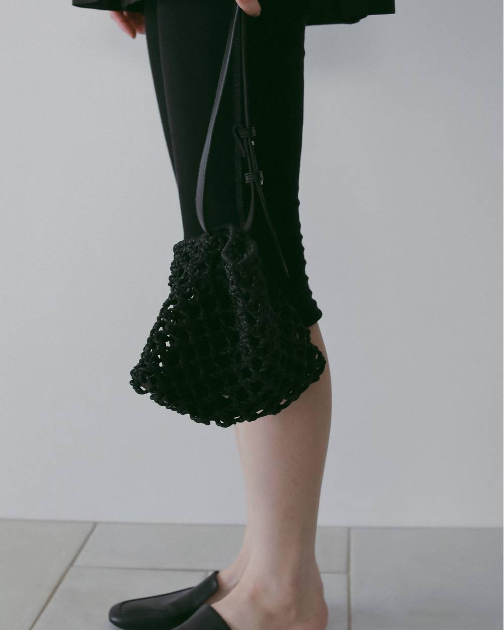 【anuke 26 SPRING / SUMMER】Macrame Shoulder Bag - Champdelarose
