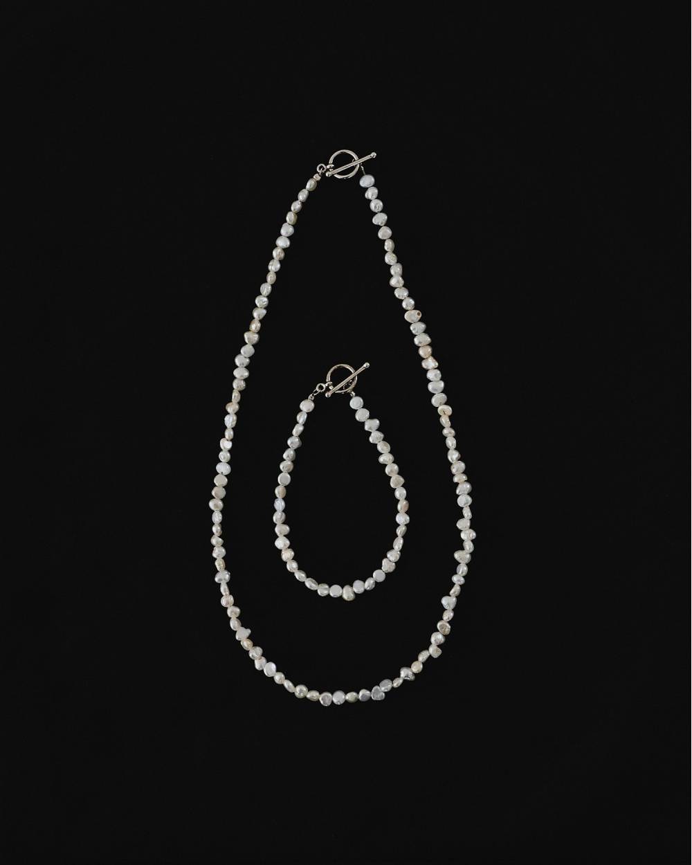 【anuke 26 SPRING / SUMMER】Mini Pearl Necklace - Champdelarose