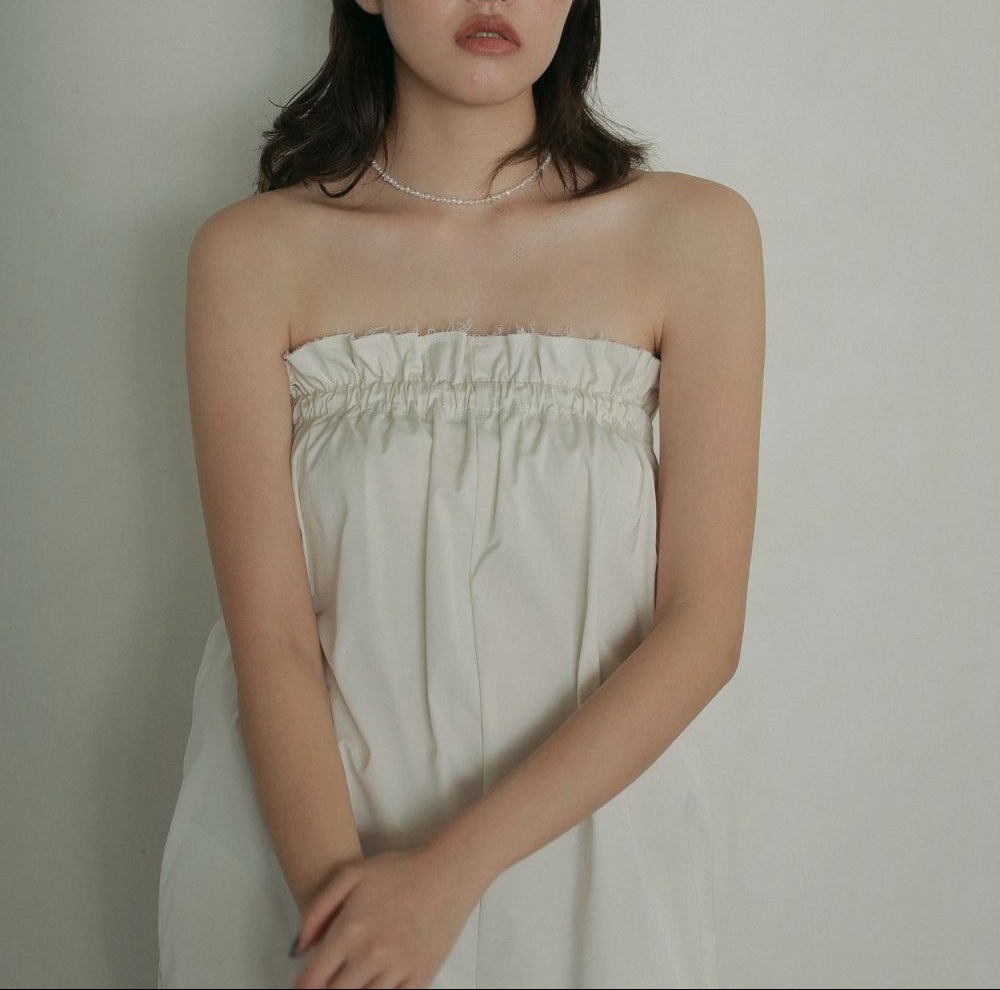 【anuke 26 SPRING / SUMMER】Mini Pearl Necklace - Champdelarose