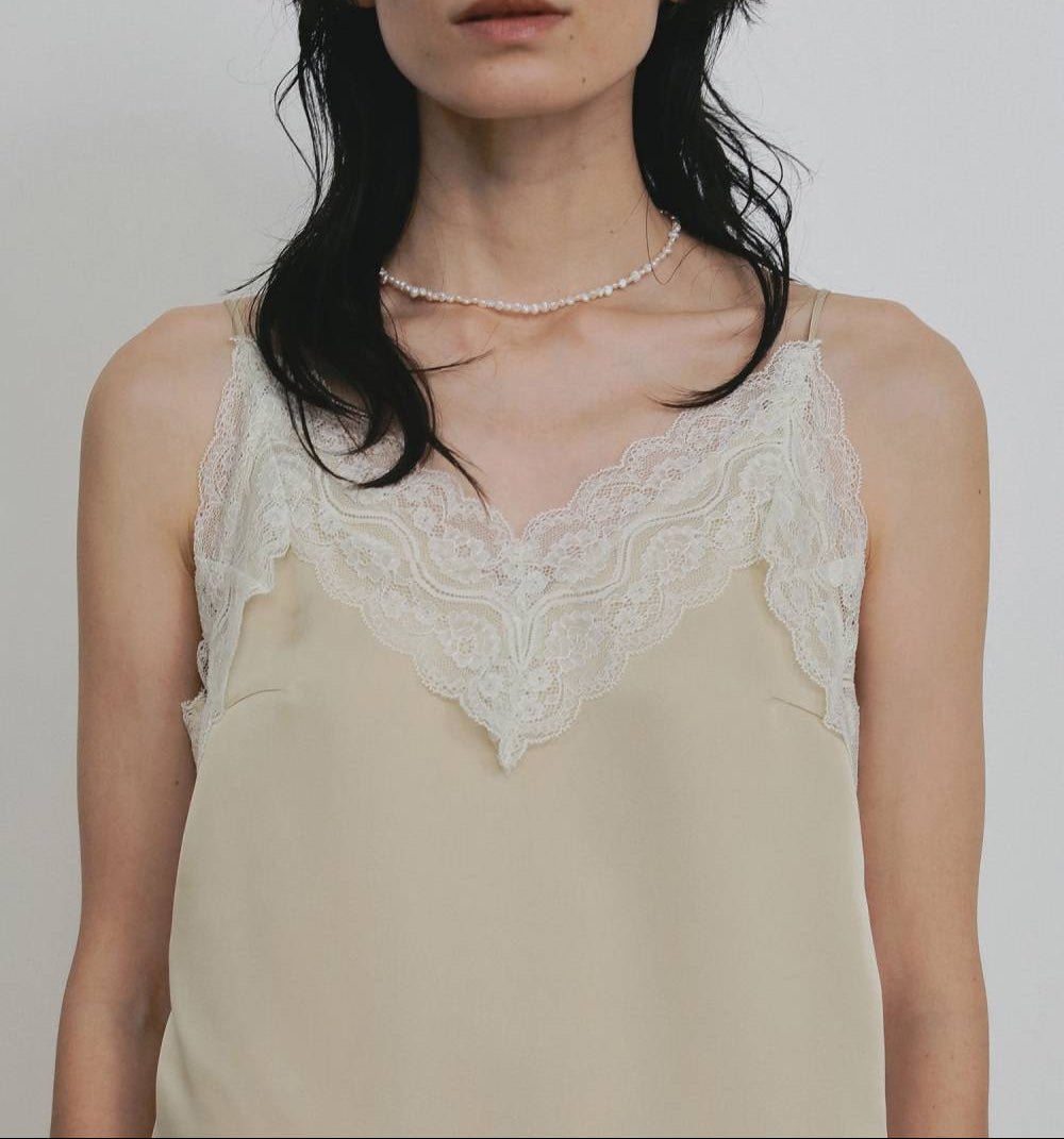 【anuke 26 SPRING / SUMMER】Mini Pearl Necklace - Champdelarose