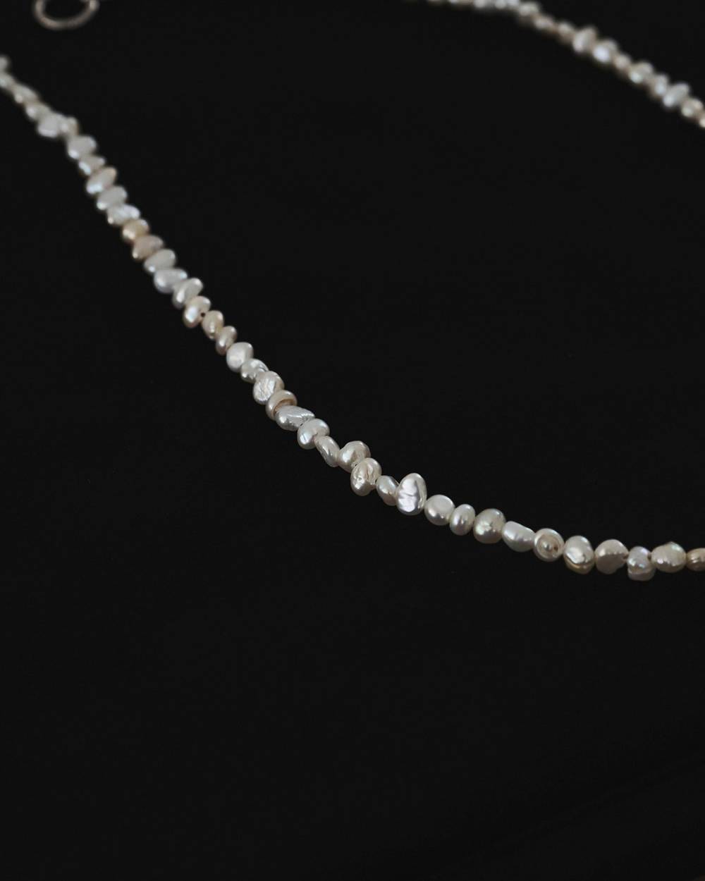 【anuke 26 SPRING / SUMMER】Mini Pearl Necklace - Champdelarose