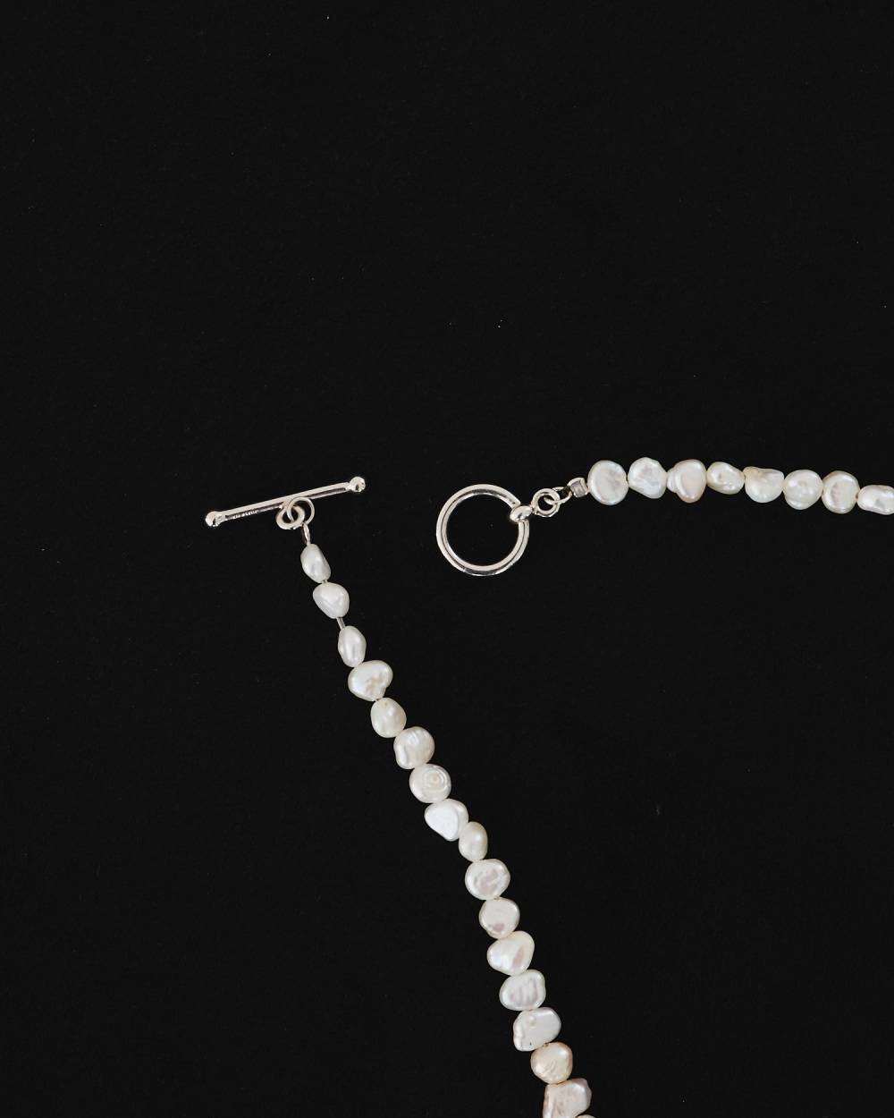 【anuke 26 SPRING / SUMMER】Mini Pearl Necklace - Champdelarose