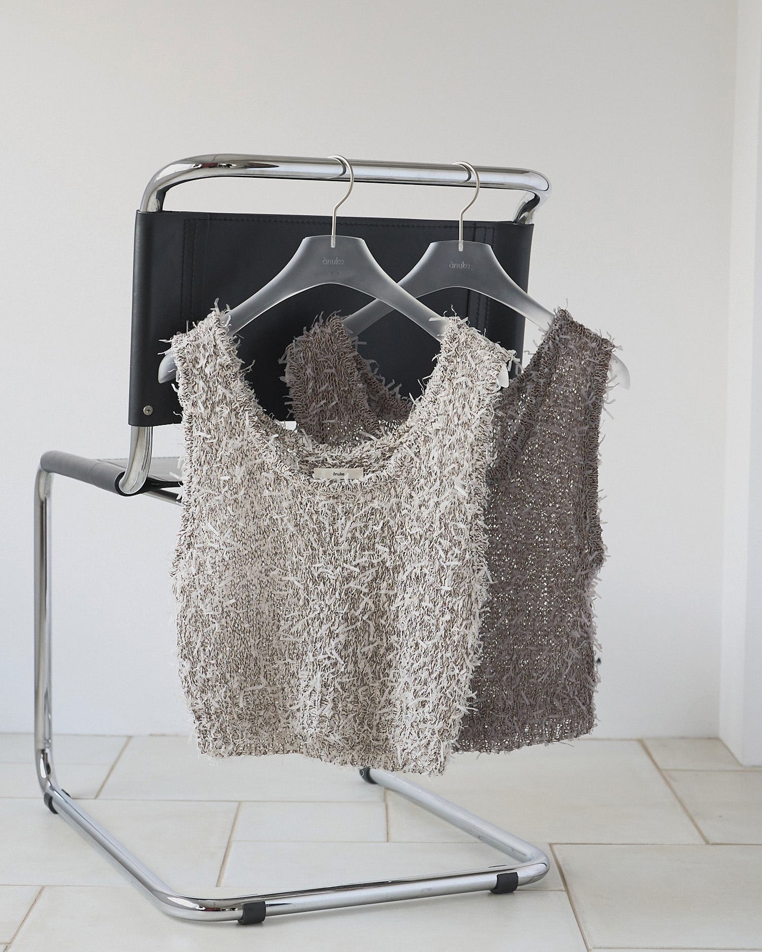 【anuke 26 SPRING / SUMMER】Mixyarn Knit Vest - Champdelarose