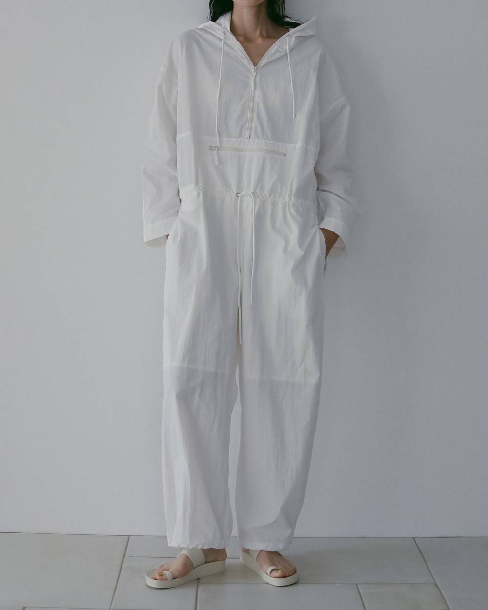 【anuke 26 SPRING / SUMMER】Nylon Zip Combinaison - Champdelarose