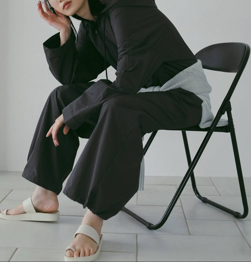 【anuke 26 SPRING / SUMMER】Nylon Zip Combinaison - Champdelarose