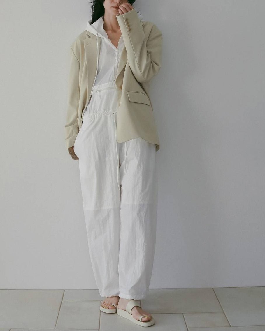 【anuke 26 SPRING / SUMMER】Nylon Zip Combinaison - Champdelarose