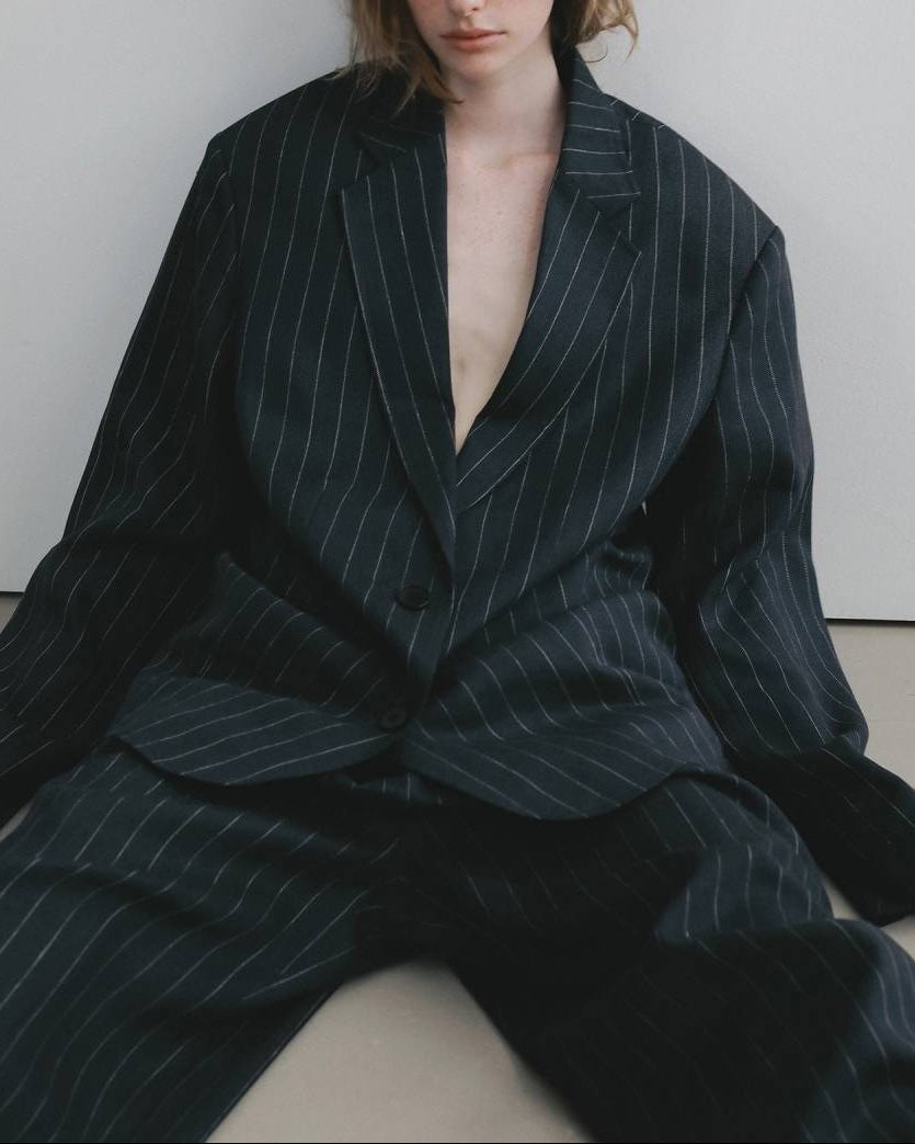 【anuke 26 SPRING / SUMMER】Over Linen Jacket - Champdelarose
