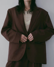 【anuke 26 SPRING / SUMMER】Over Linen Jacket - Champdelarose