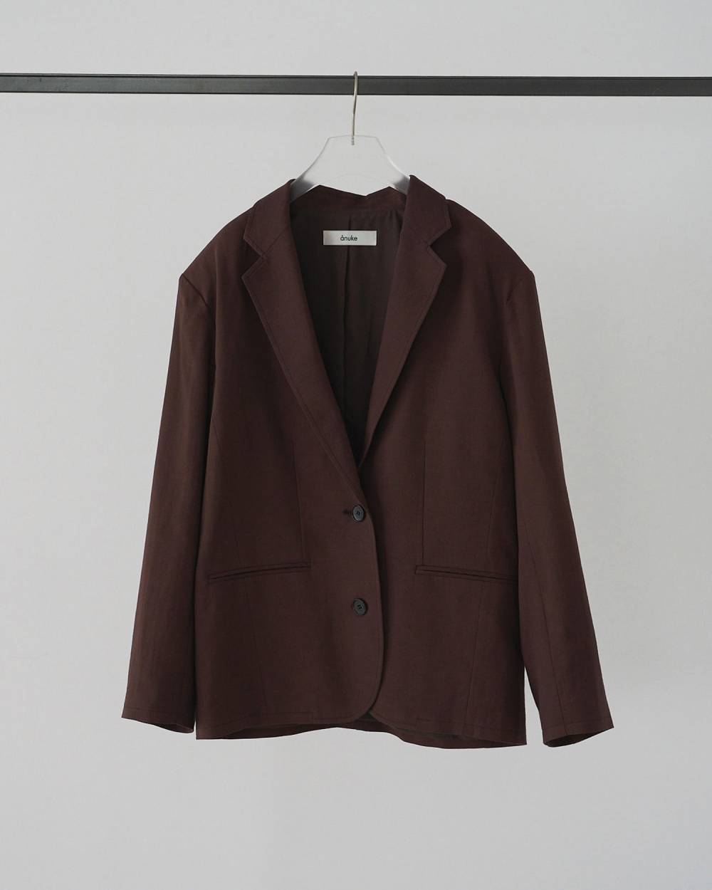 【anuke 26 SPRING / SUMMER】Over Linen Jacket - Champdelarose