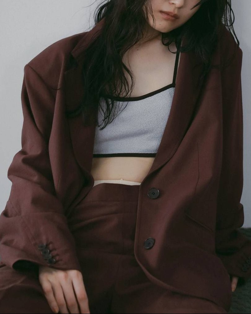 【anuke 26 SPRING / SUMMER】Over Linen Jacket - Champdelarose