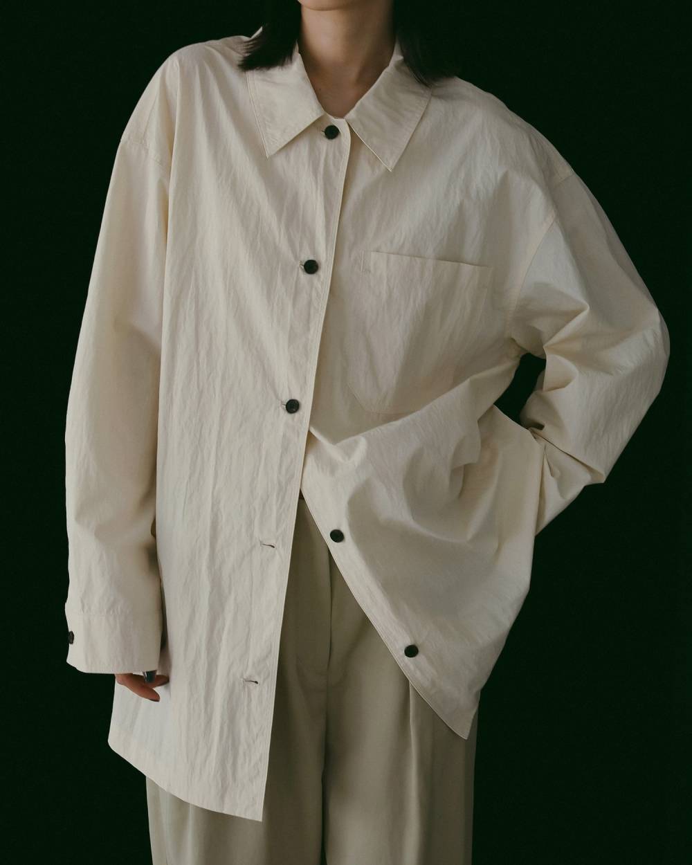 【anuke 26 SPRING / SUMMER】Over Pocket Shirts - Champdelarose