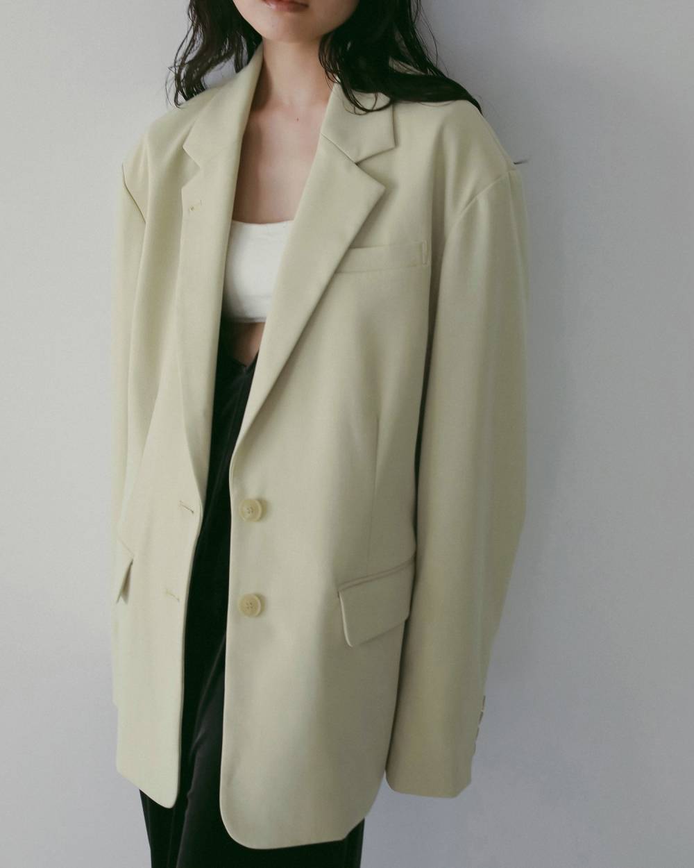 【anuke 26 SPRING / SUMMER】Over Tailored Jacket - Champdelarose