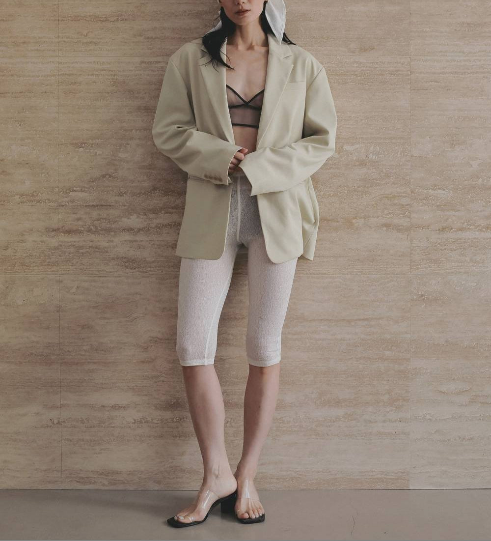 【anuke 26 SPRING / SUMMER】Over Tailored Jacket - Champdelarose