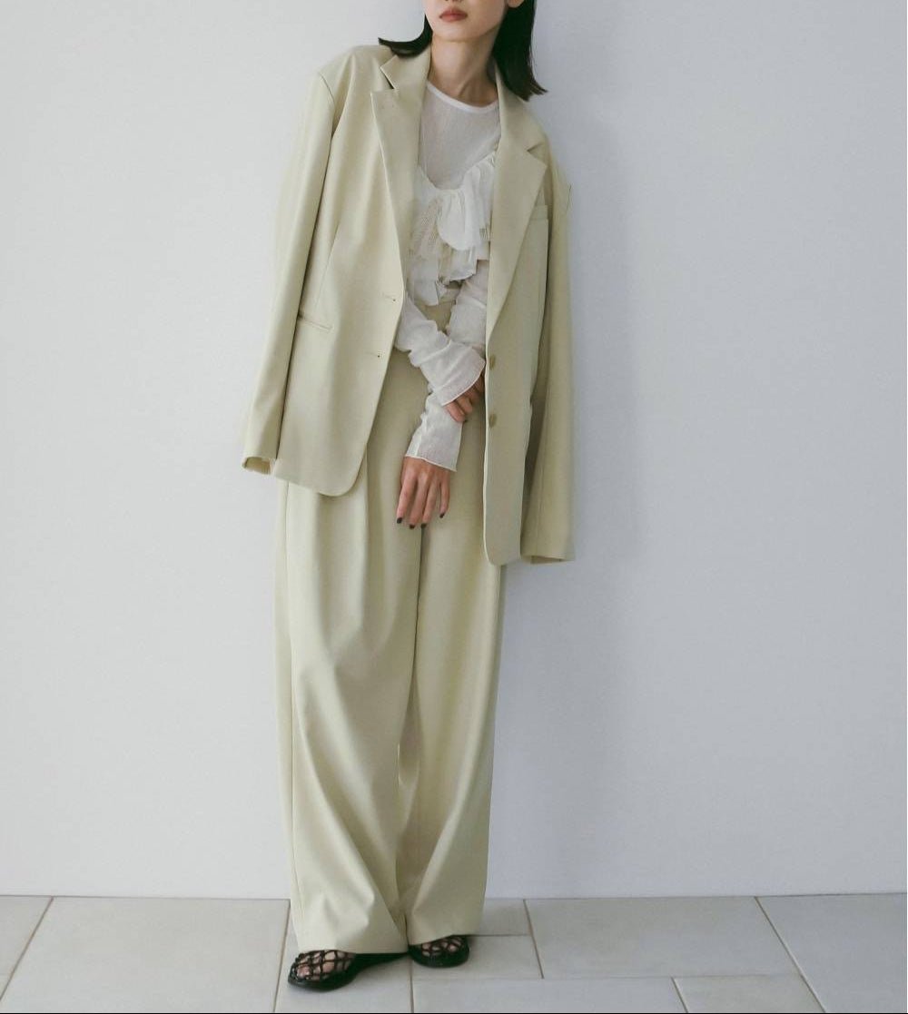 【anuke 26 SPRING / SUMMER】Over Tailored Jacket - Champdelarose