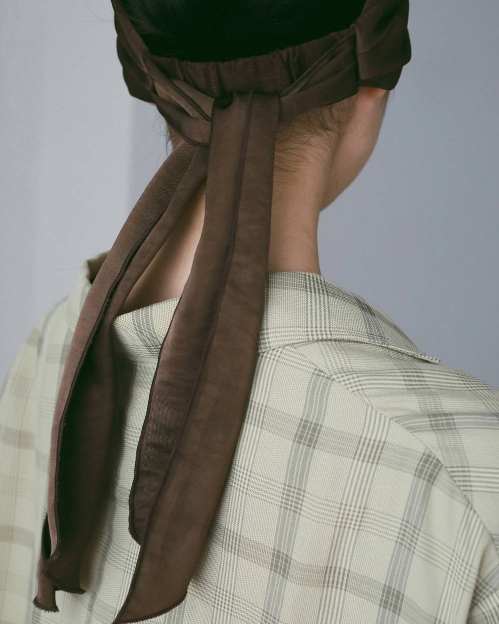 【anuke 26 SPRING / SUMMER】Satin Hair Turban - Champdelarose