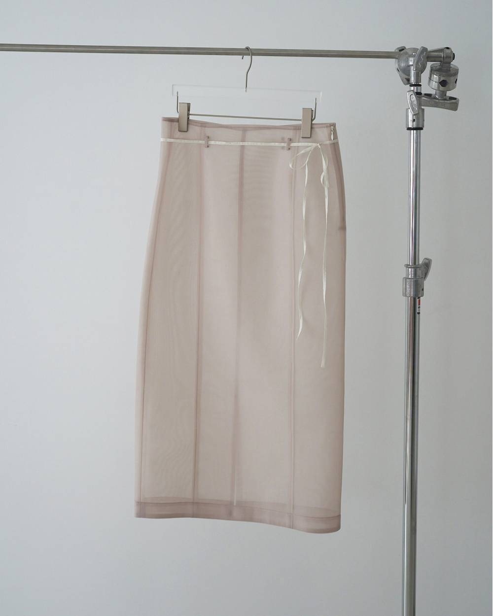 【anuke 26 SPRING / SUMMER】Sheer Knit Skirt - Champdelarose