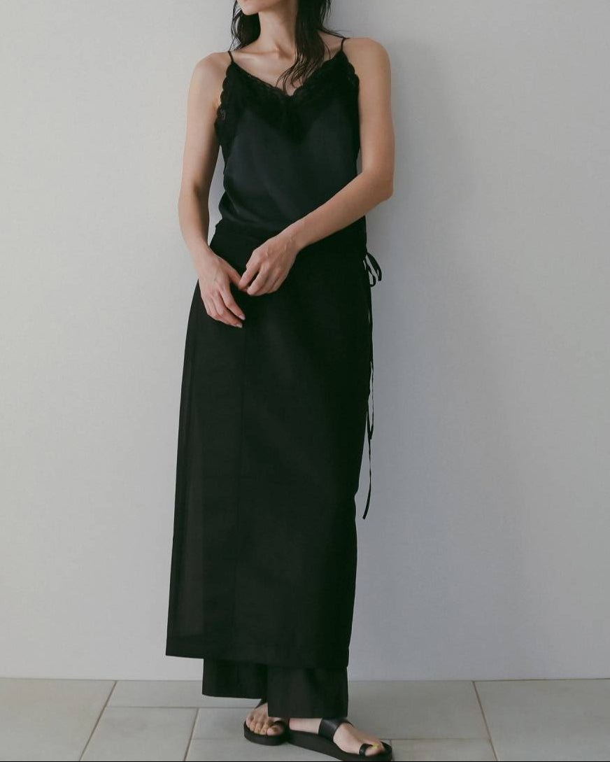 【anuke 26 SPRING / SUMMER】Sheer Knit Skirt - Champdelarose