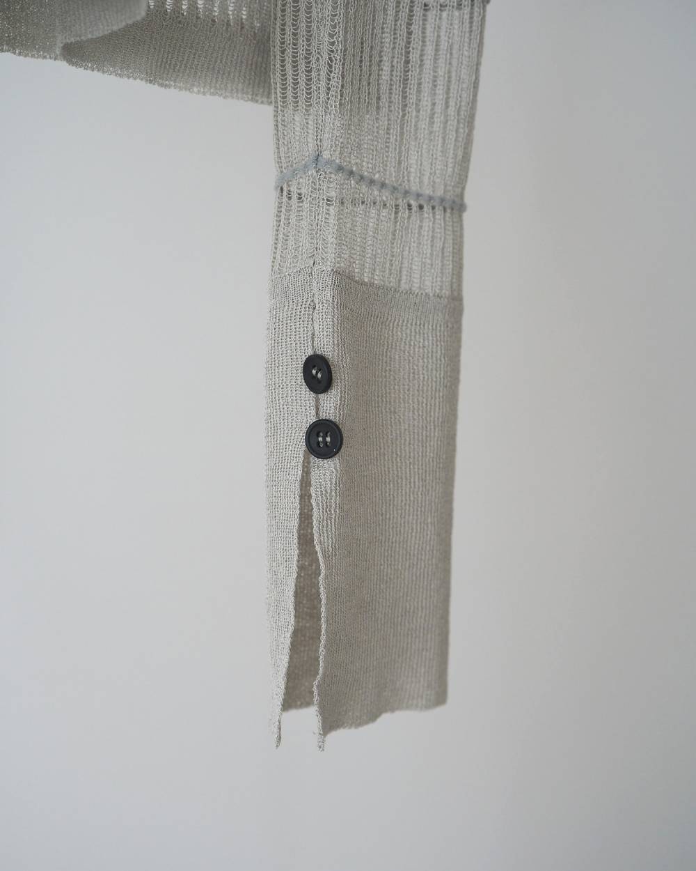 【anuke 26 SPRING / SUMMER】Sheerborder Knit Shirts - Champdelarose