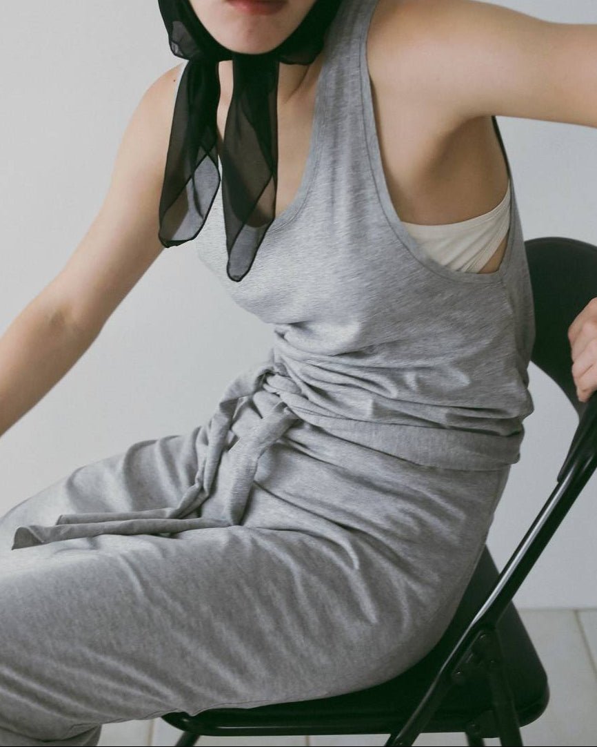 【anuke 26 SPRING / SUMMER】Sleeveless Cut Onepiece - Champdelarose