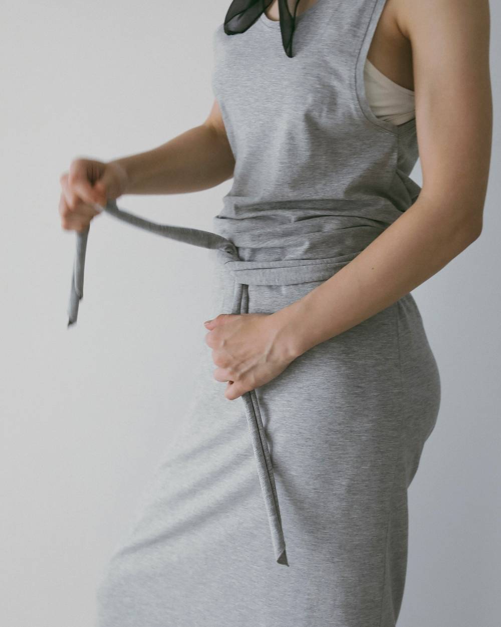 【anuke 26 SPRING / SUMMER】Sleeveless Cut Onepiece - Champdelarose