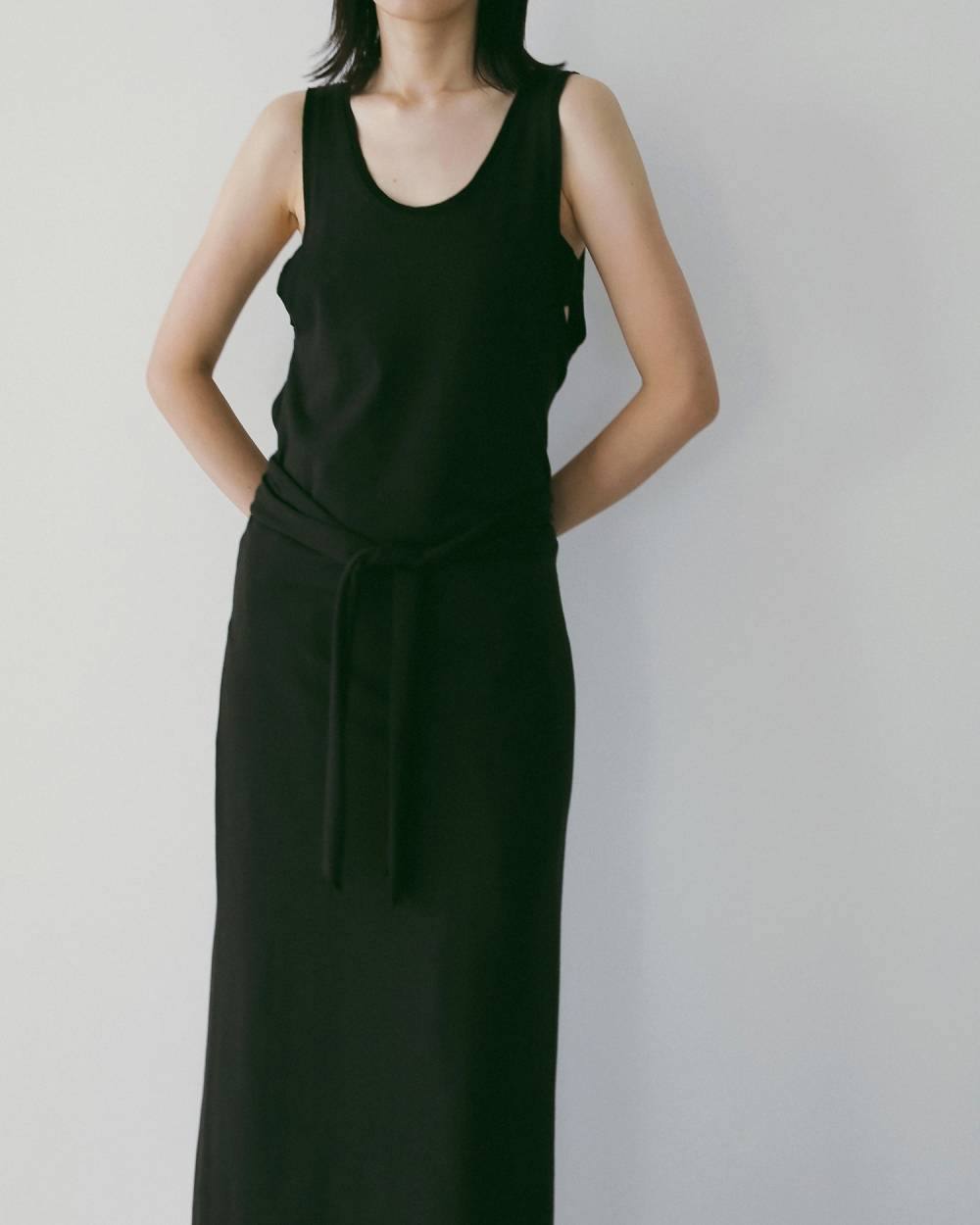 【anuke 26 SPRING / SUMMER】Sleeveless Cut Onepiece - Champdelarose