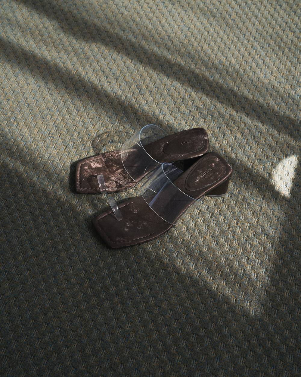 【anuke 26 SPRING / SUMMER】Square Clear Sandals - Champdelarose