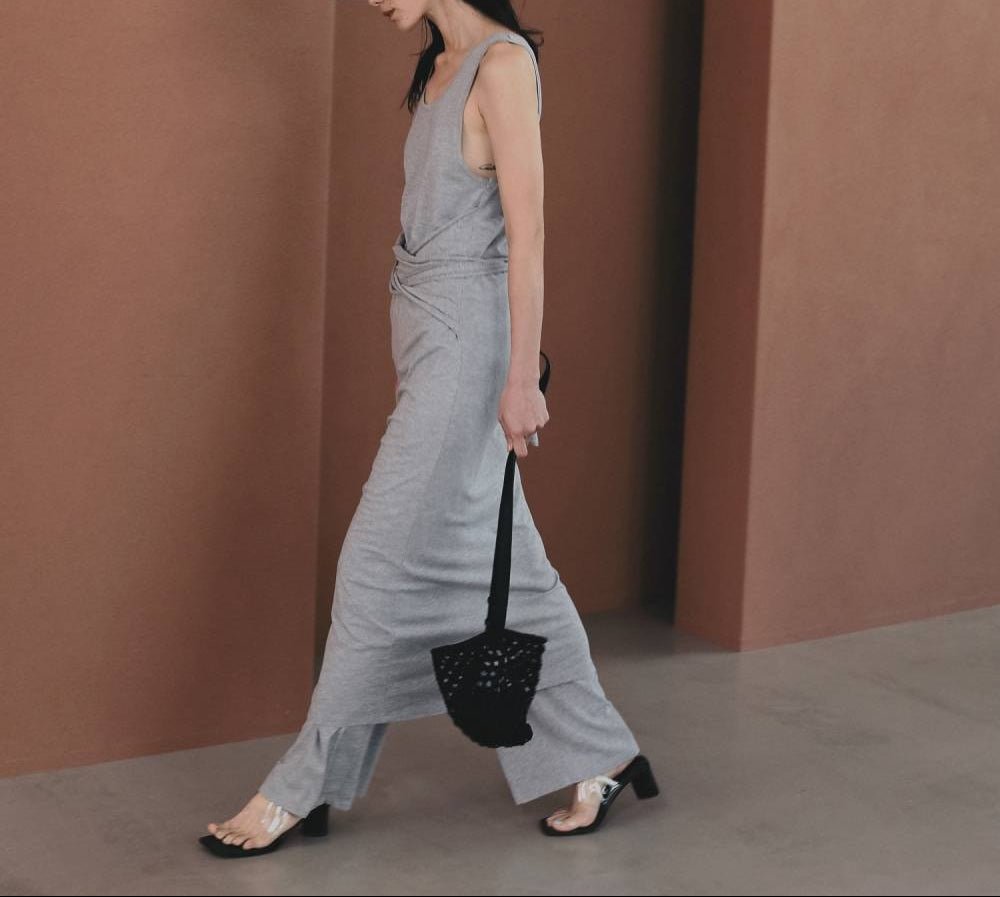 【anuke 26 SPRING / SUMMER】Square Clear Sandals - Champdelarose