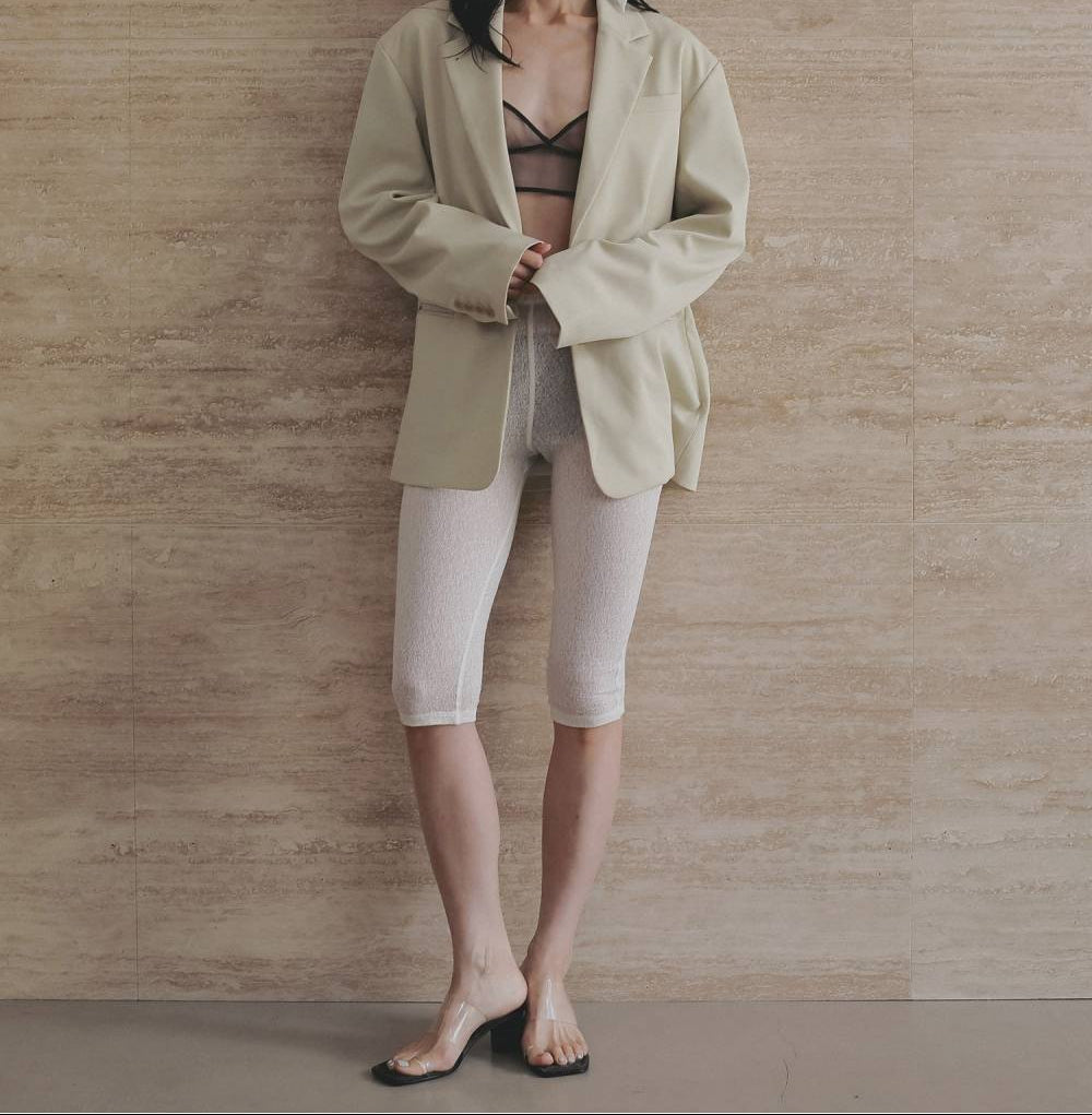 【anuke 26 SPRING / SUMMER】Square Clear Sandals - Champdelarose