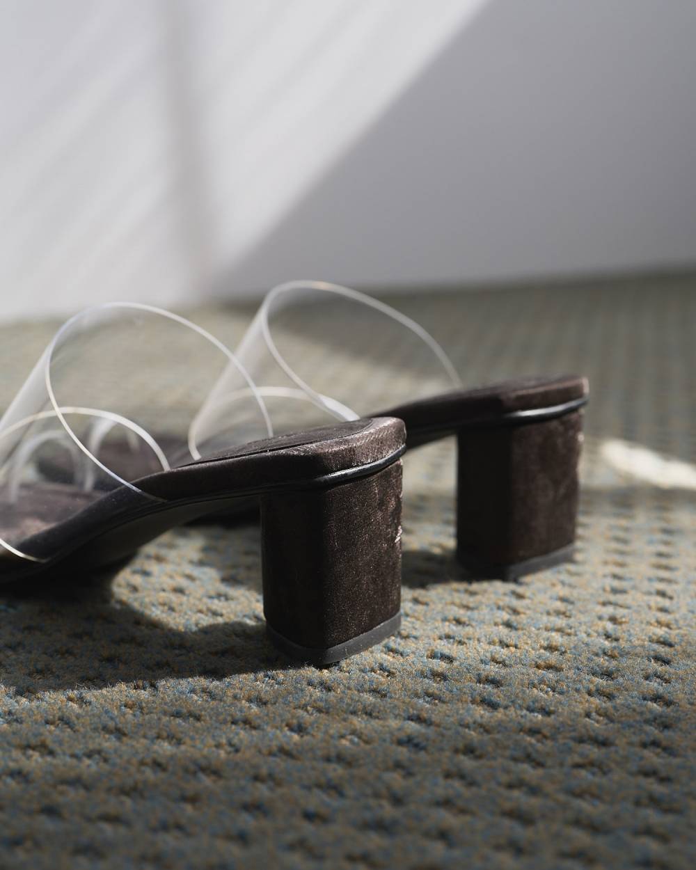【anuke 26 SPRING / SUMMER】Square Clear Sandals - Champdelarose