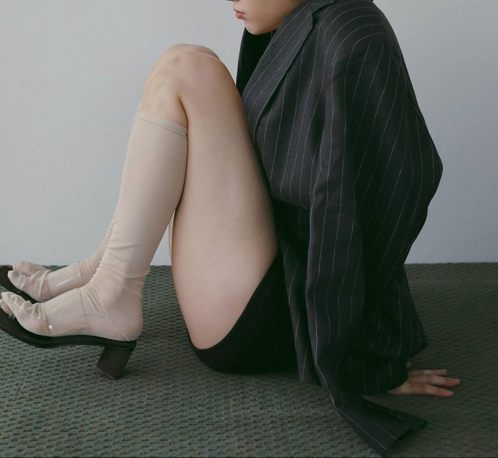【anuke 26 SPRING / SUMMER】Square Clear Sandals - Champdelarose