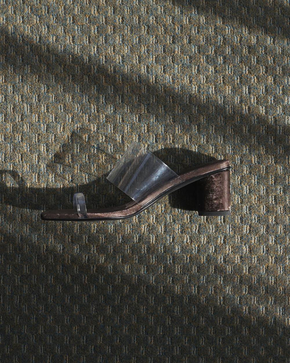 【anuke 26 SPRING / SUMMER】Square Clear Sandals - Champdelarose