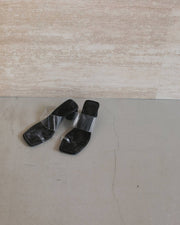 【anuke 26 SPRING / SUMMER】Square Clear Sandals - Champdelarose