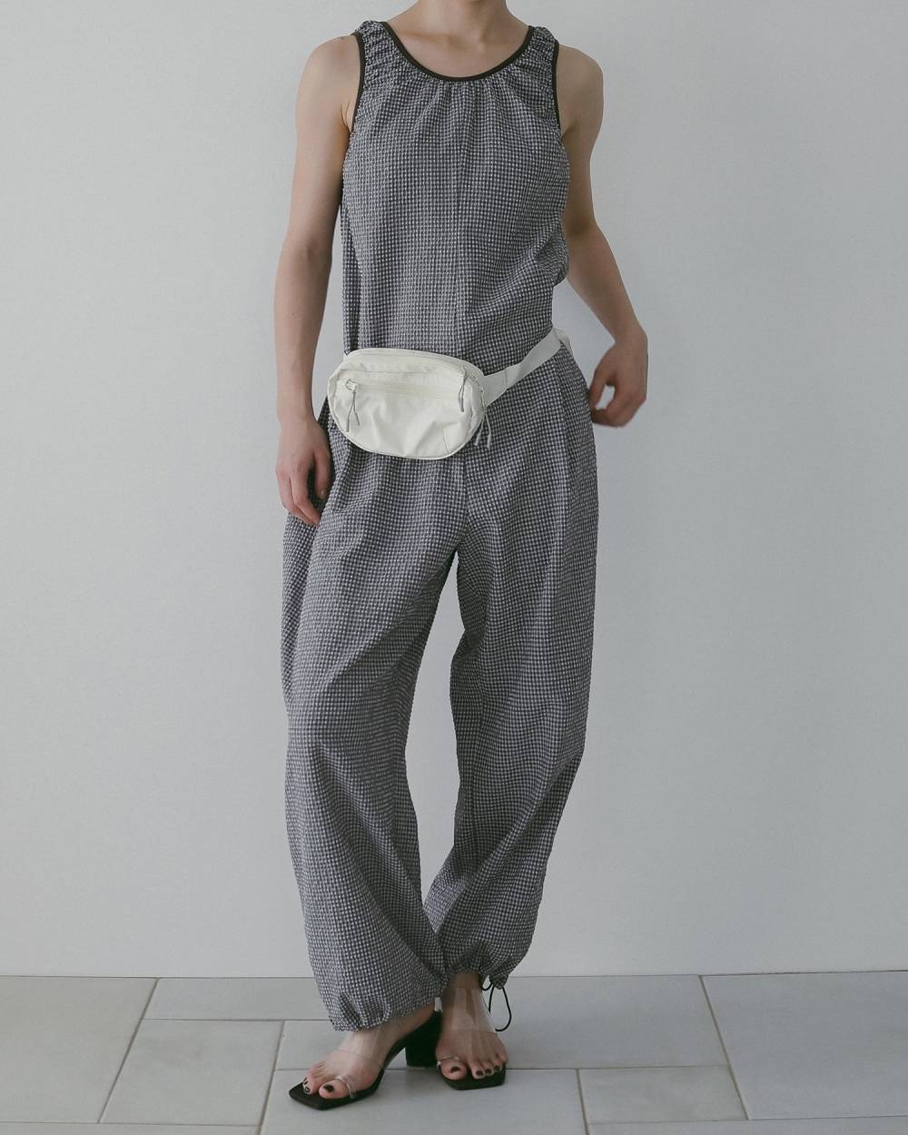 【anuke 26 SPRING / SUMMER】Square Clear Sandals - Champdelarose