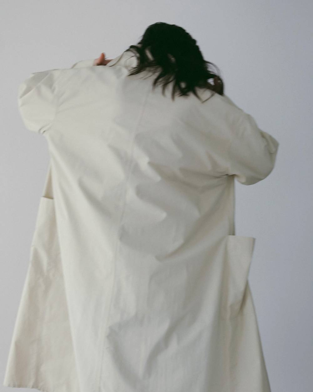 【anuke 26 SPRING / SUMMER】Standcollar Long Coat - Champdelarose