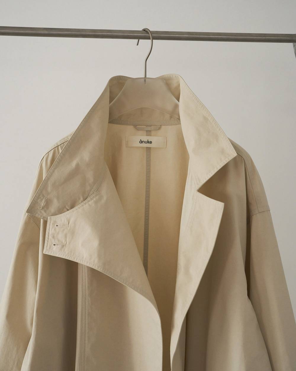 【anuke 26 SPRING / SUMMER】Standcollar Long Coat - Champdelarose