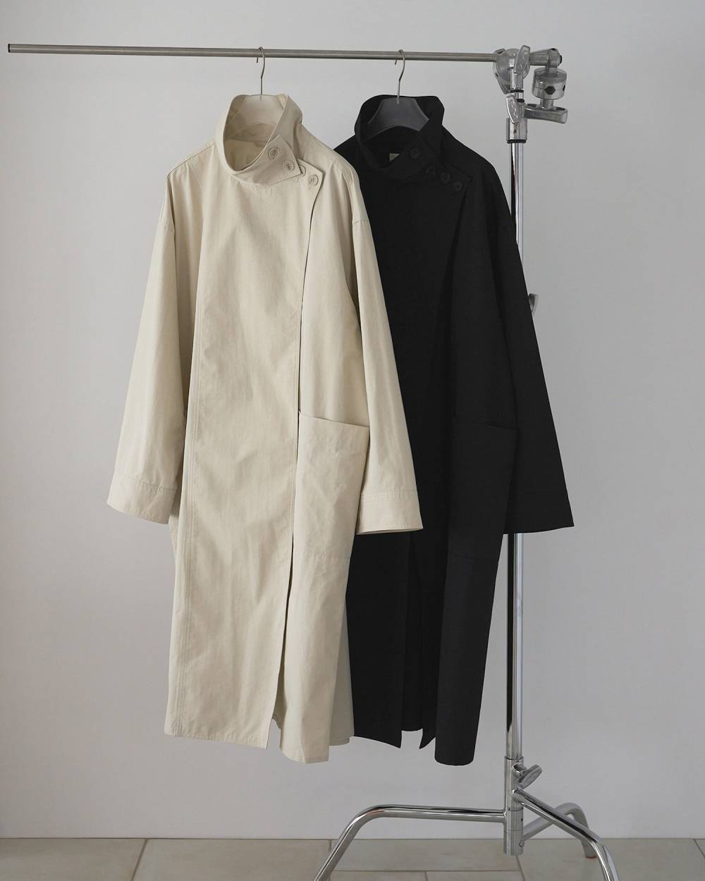 【anuke 26 SPRING / SUMMER】Standcollar Long Coat - Champdelarose