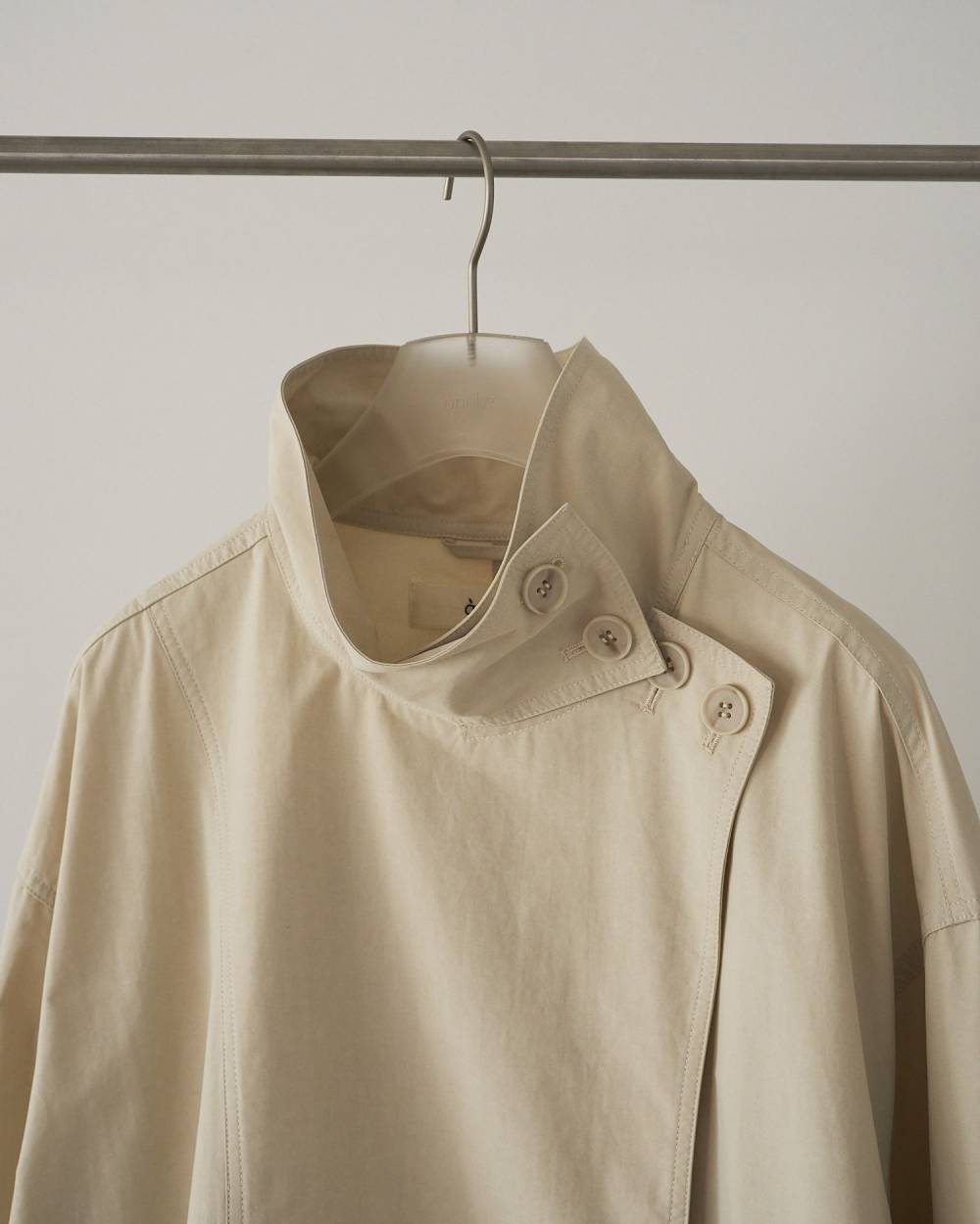 【anuke 26 SPRING / SUMMER】Standcollar Long Coat - Champdelarose