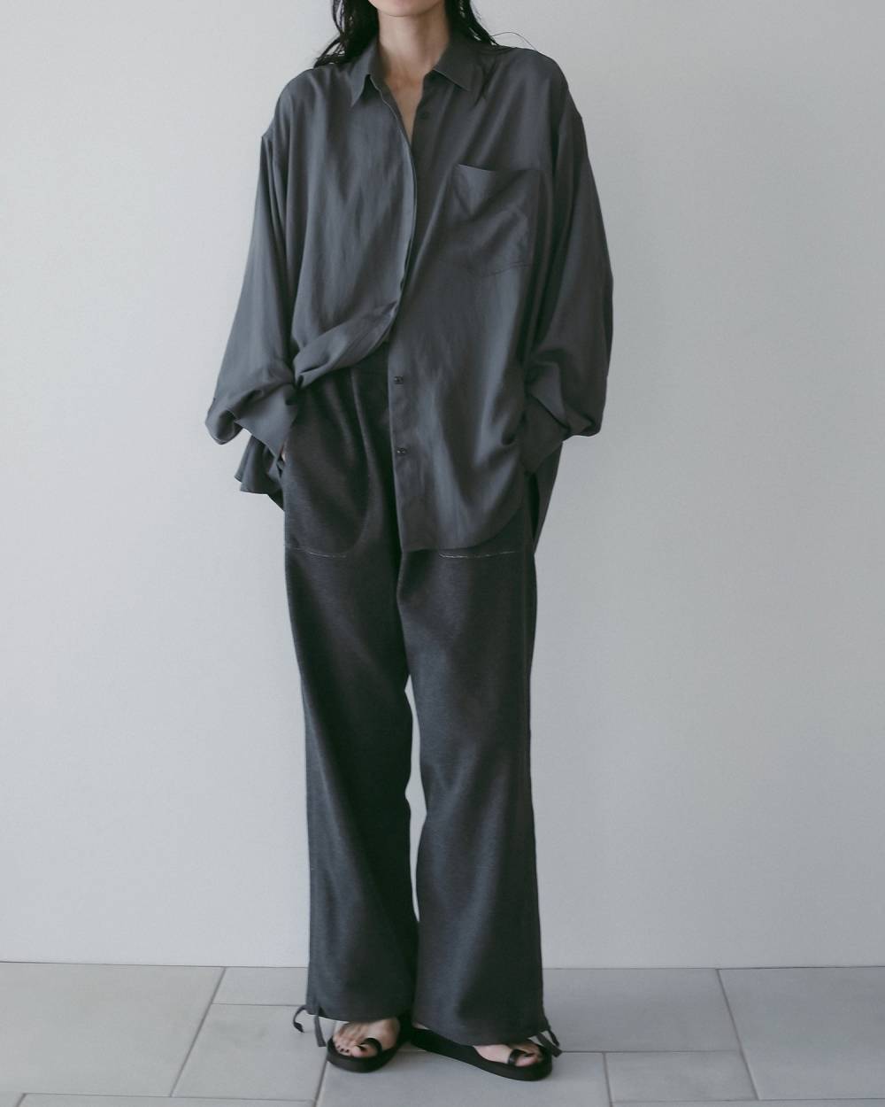 【anuke 26 SPRING / SUMMER】Stitch Over Shirts - Champdelarose