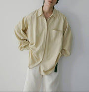 【anuke 26 SPRING / SUMMER】Stitch Over Shirts - Champdelarose