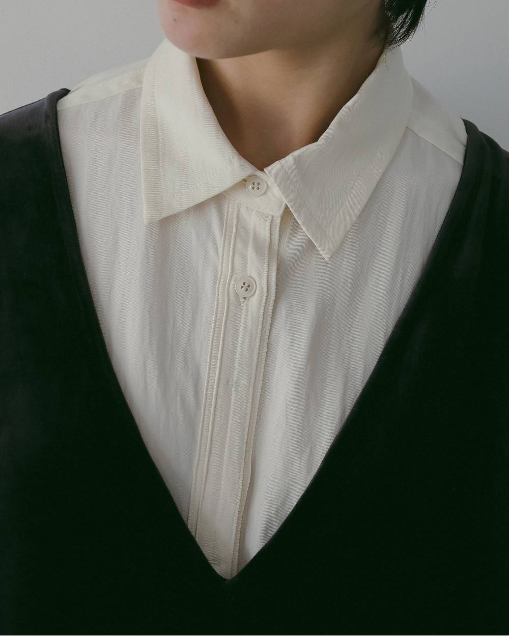 【anuke 26 SPRING / SUMMER】Stitch Over Shirts - Champdelarose