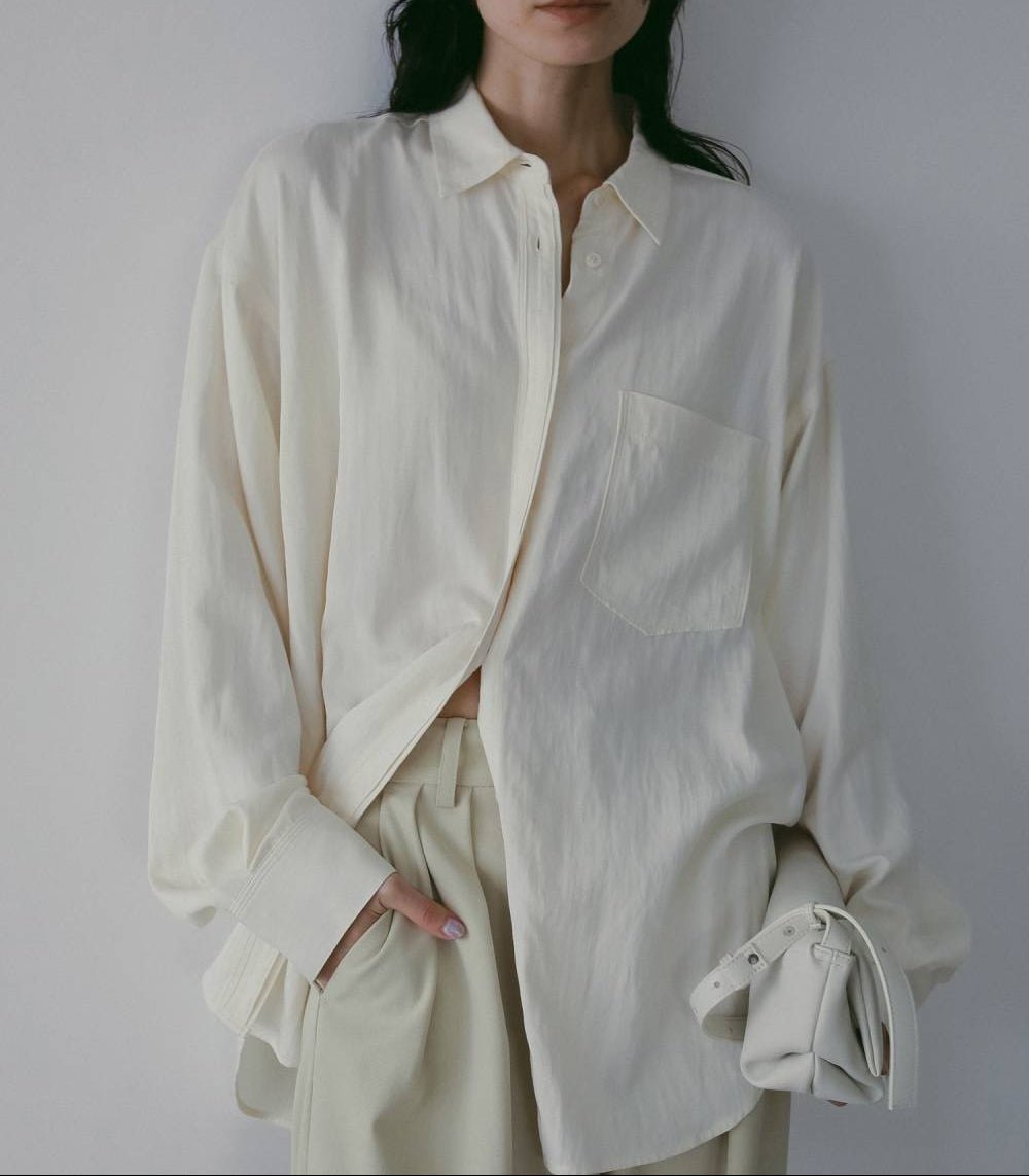 【anuke 26 SPRING / SUMMER】Stitch Over Shirts - Champdelarose