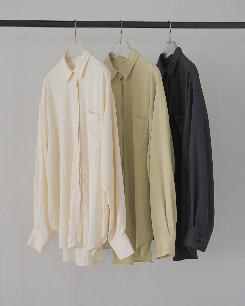 【anuke 26 SPRING / SUMMER】Stitch Over Shirts - Champdelarose